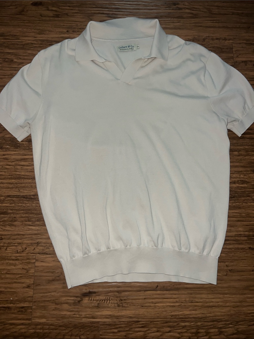 Collars & Co. Tan Short Sleeve Polo Top
Size: 2XL